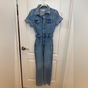 Good American  Denim Jumpsuit